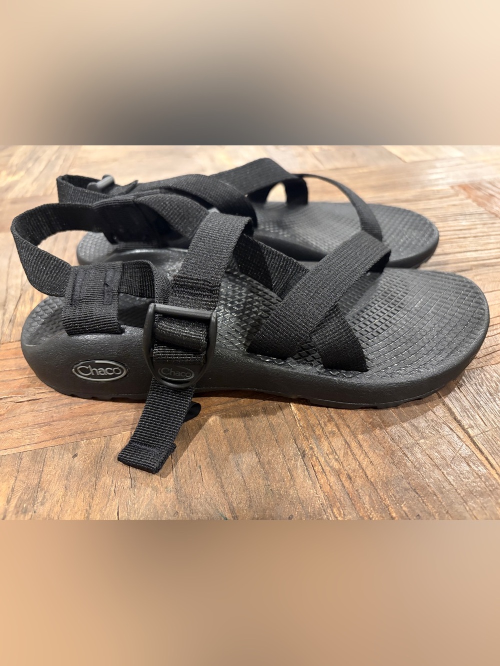 Chaco Women's Z/1 Classic Athletic Sport Sandals Black Size 7 - Picture 2 of 11
